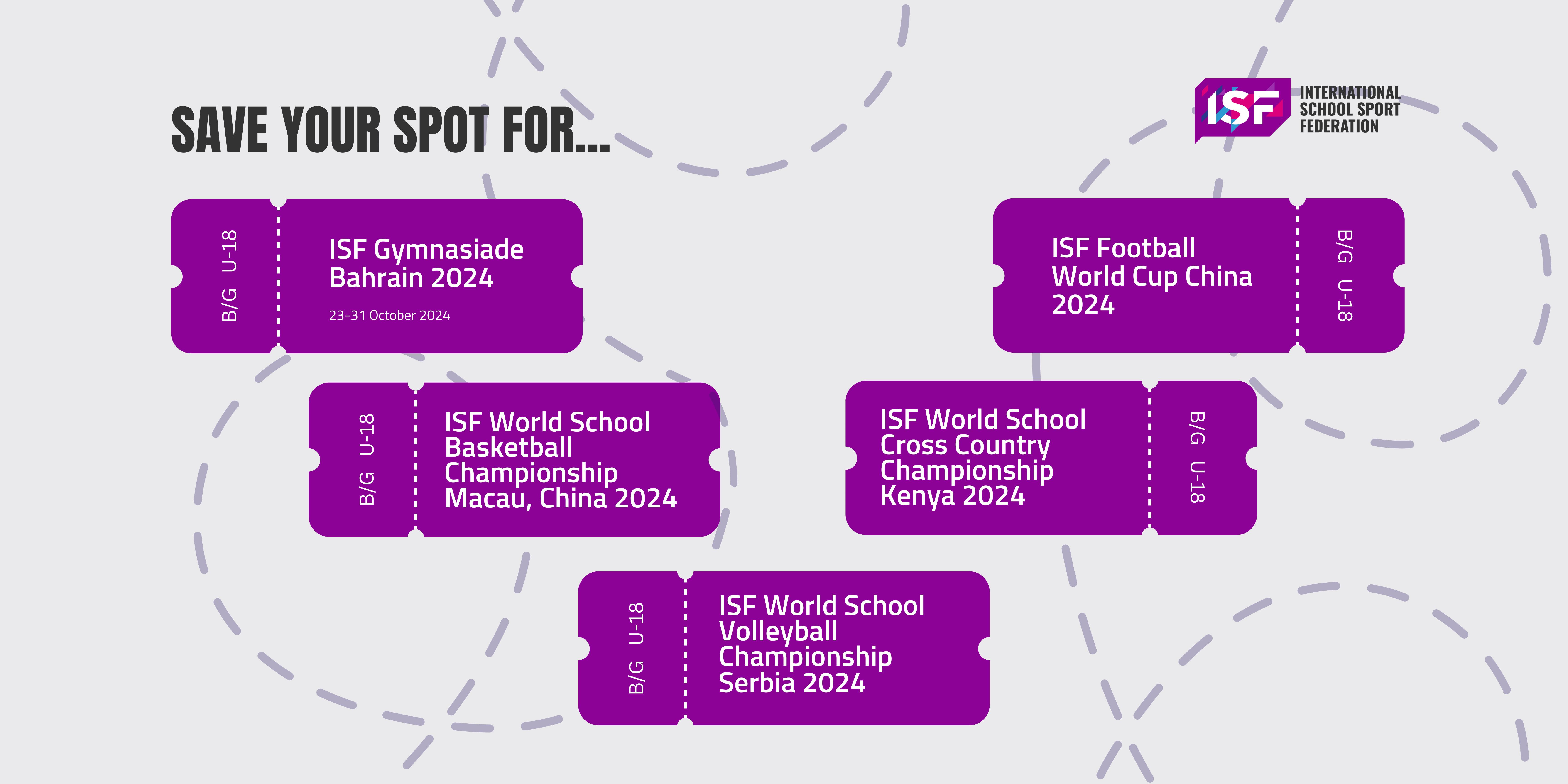 ISF Events Calendar 2024 Plan Ahead International School Sport   ISF Calendar 2024 